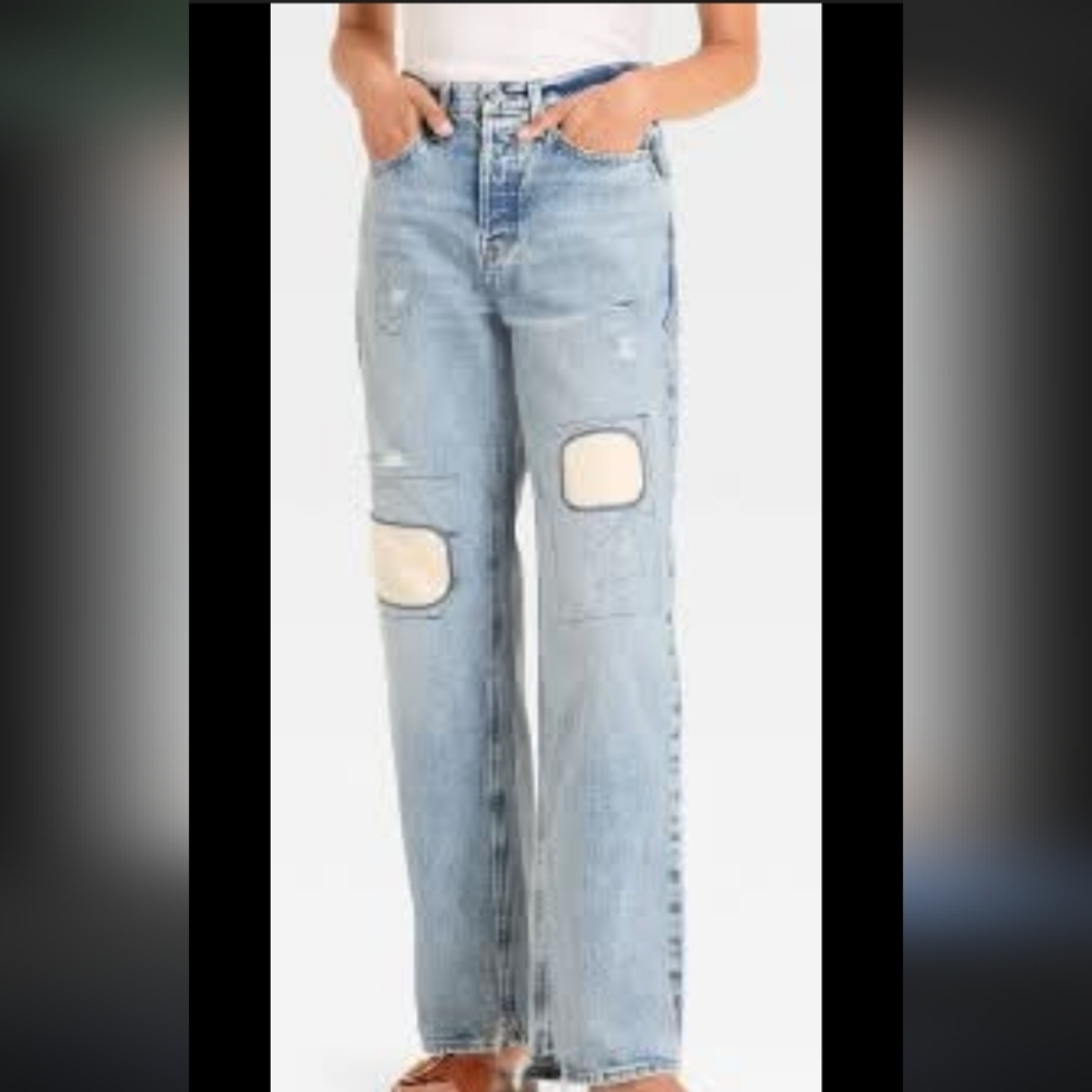 Euc Universal Threads White Patch Threaded Lightw… - image 1